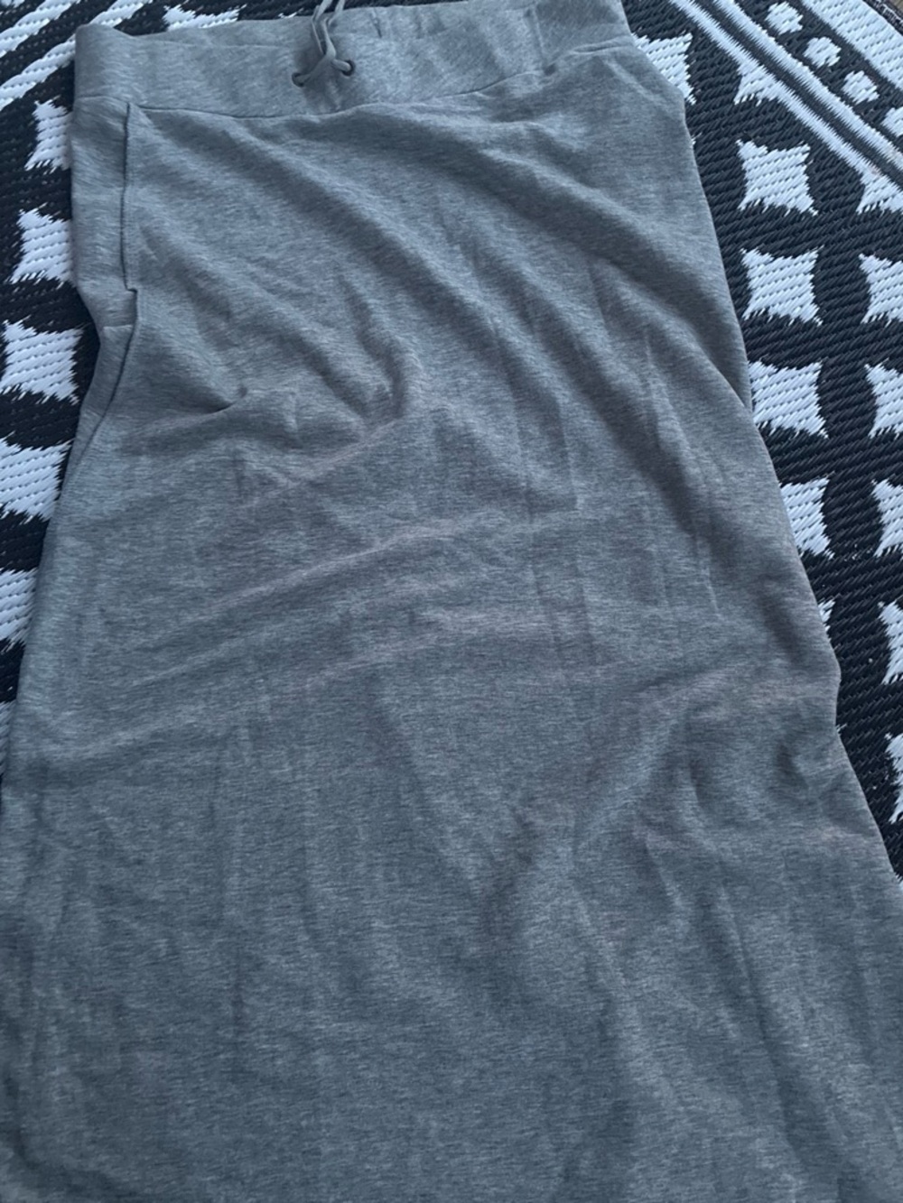 Victoria Secret Gray Drawstring Maxi Skirt